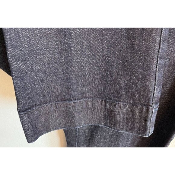 Talbots Womens Curvy Boot Trouser Pant Denim Size 6/28 Dark Wash Casual Sleek - Picture 5 of 12